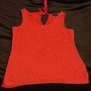 The Limited Pre-owned dark orange blouse